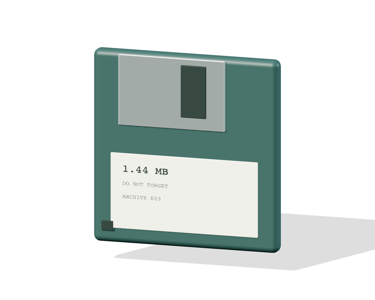 Original 3D reconstruction of a disk